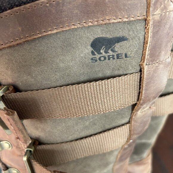 Sorel Women's Conquest Carly II waterproof Snow boots 11 Brown Suede Preppy - Picture 10 of 15